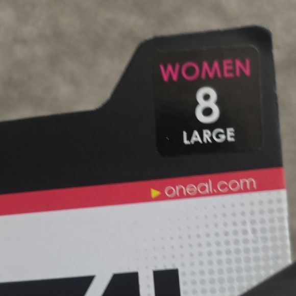 O'Neal Women's Black and Pink Gloves - Picture 4 of 4